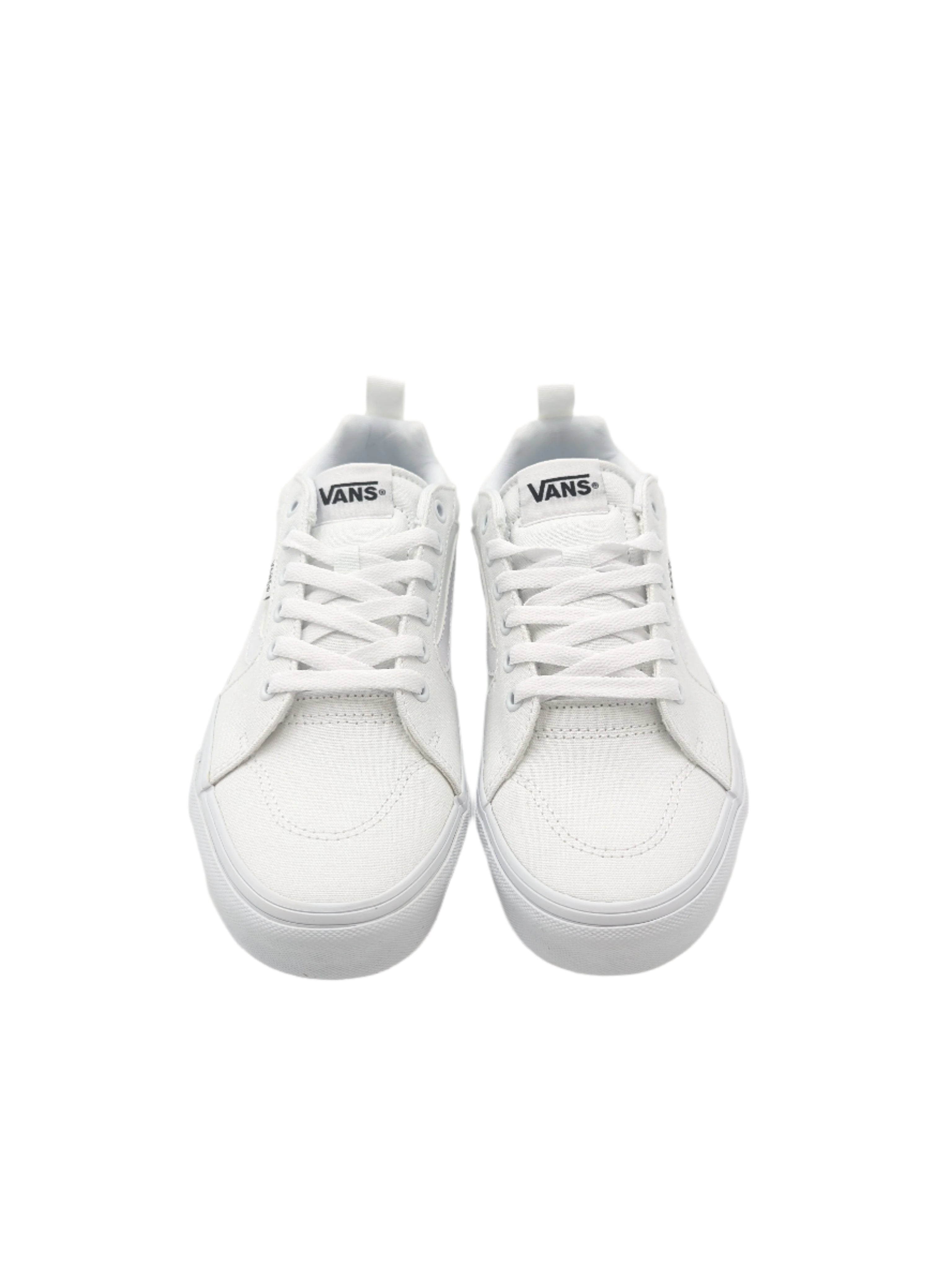VANS Filmore Canvas White/White Trainers White/White back view