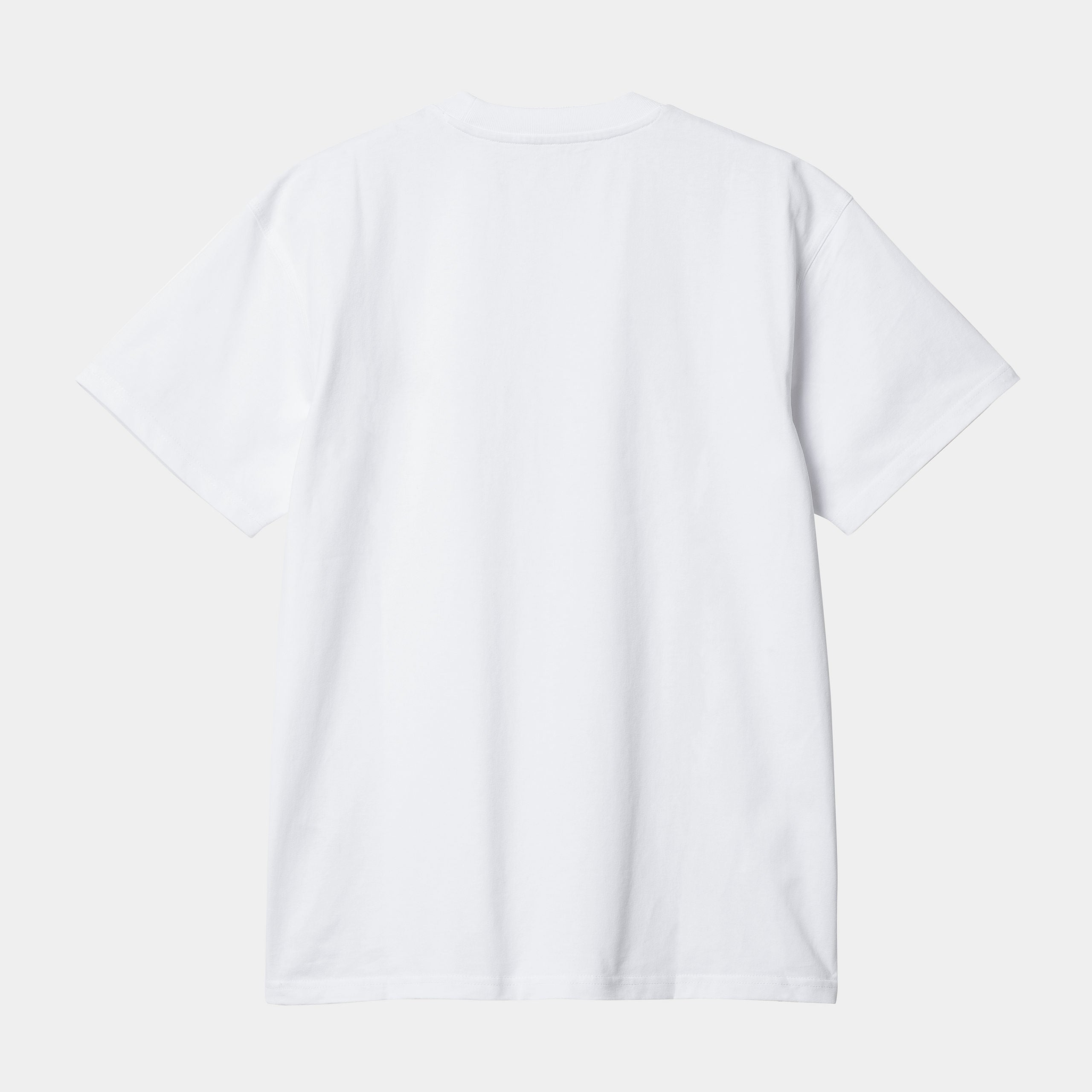 Men's Men's Short Sleeve American Script T-Shirt-Ghost Back View