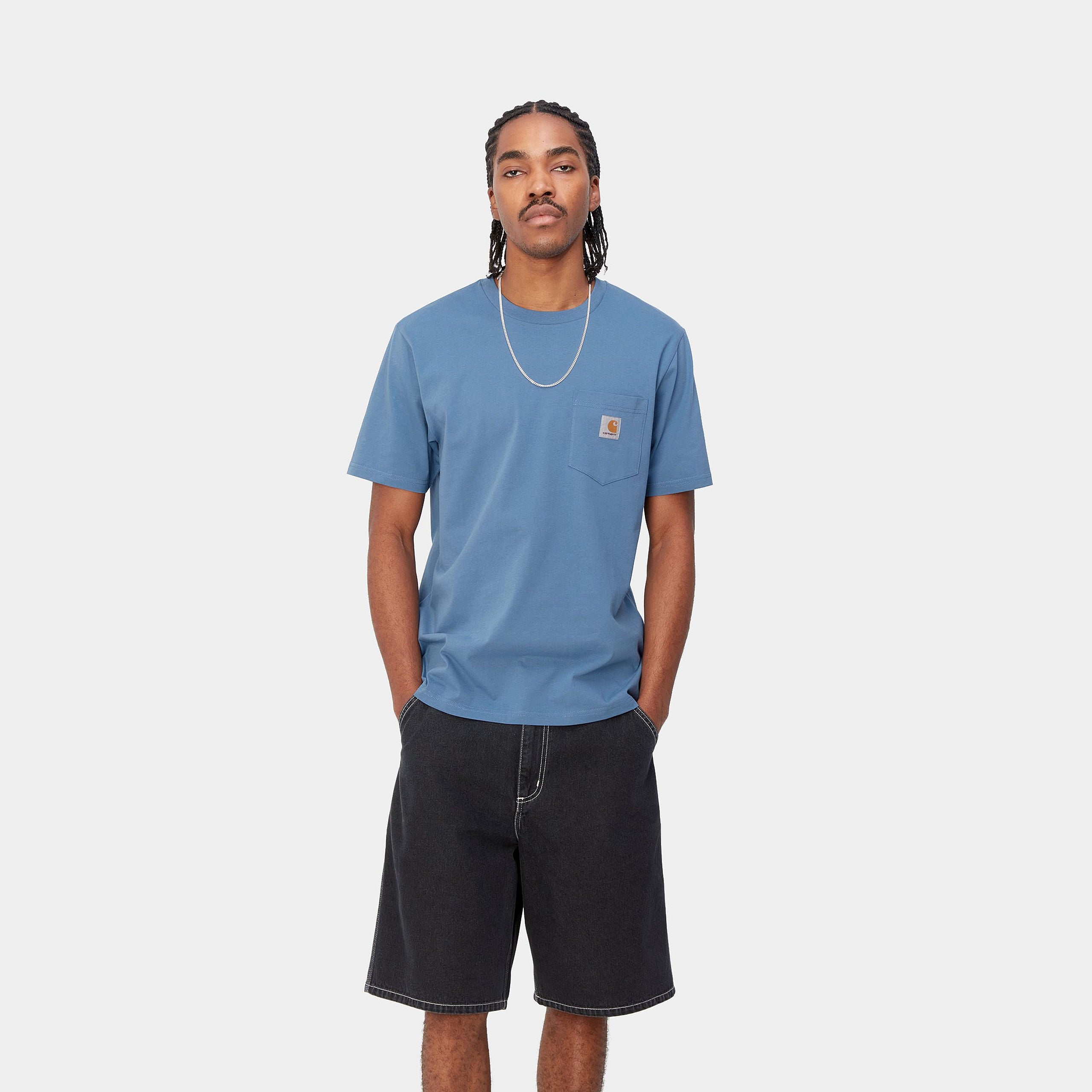 Men's Short Sleeve Pocket T-Shirt-Sorrent-Model Front View