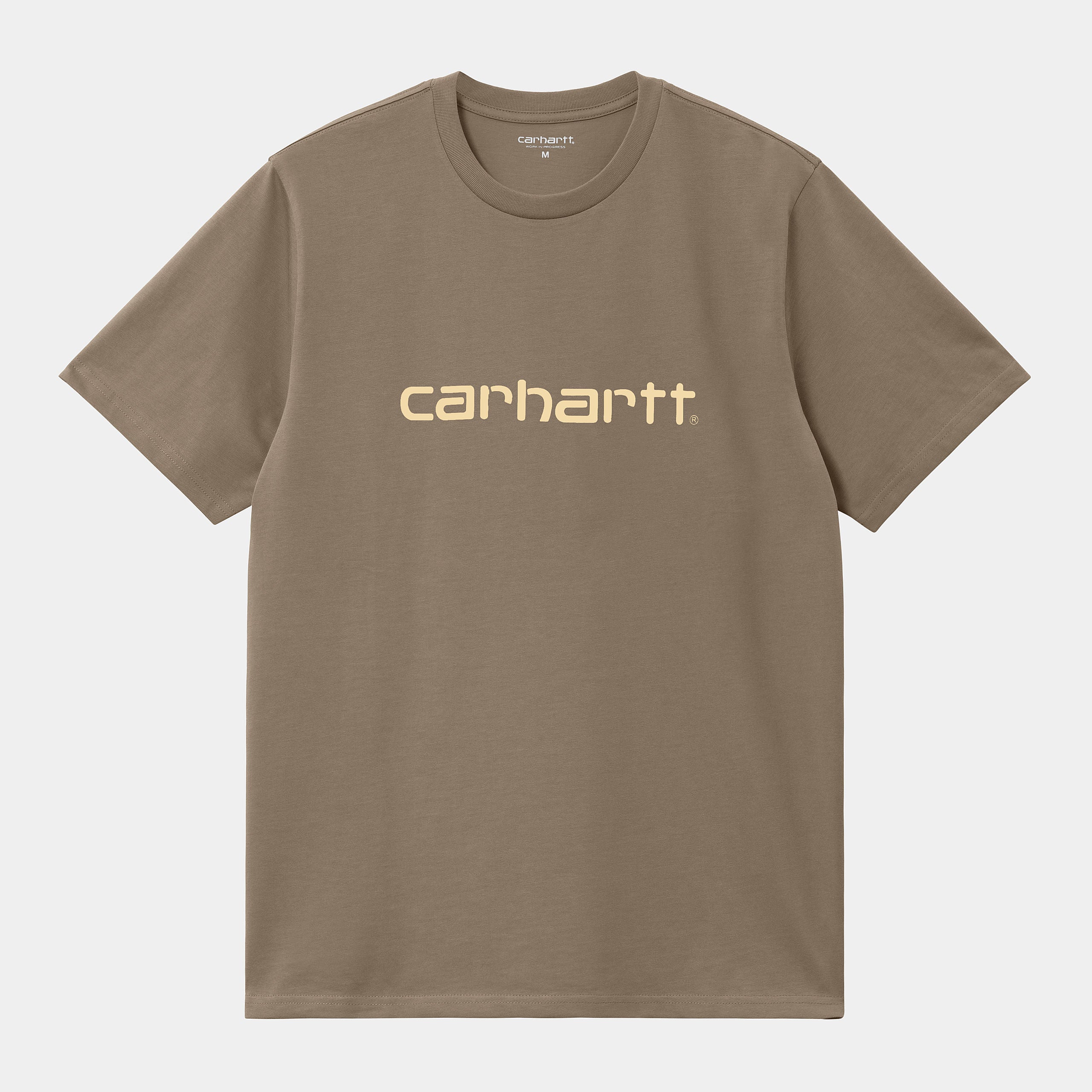 Men's Short Sleeve Script T-Shirt-Branch / Rattan-Front View