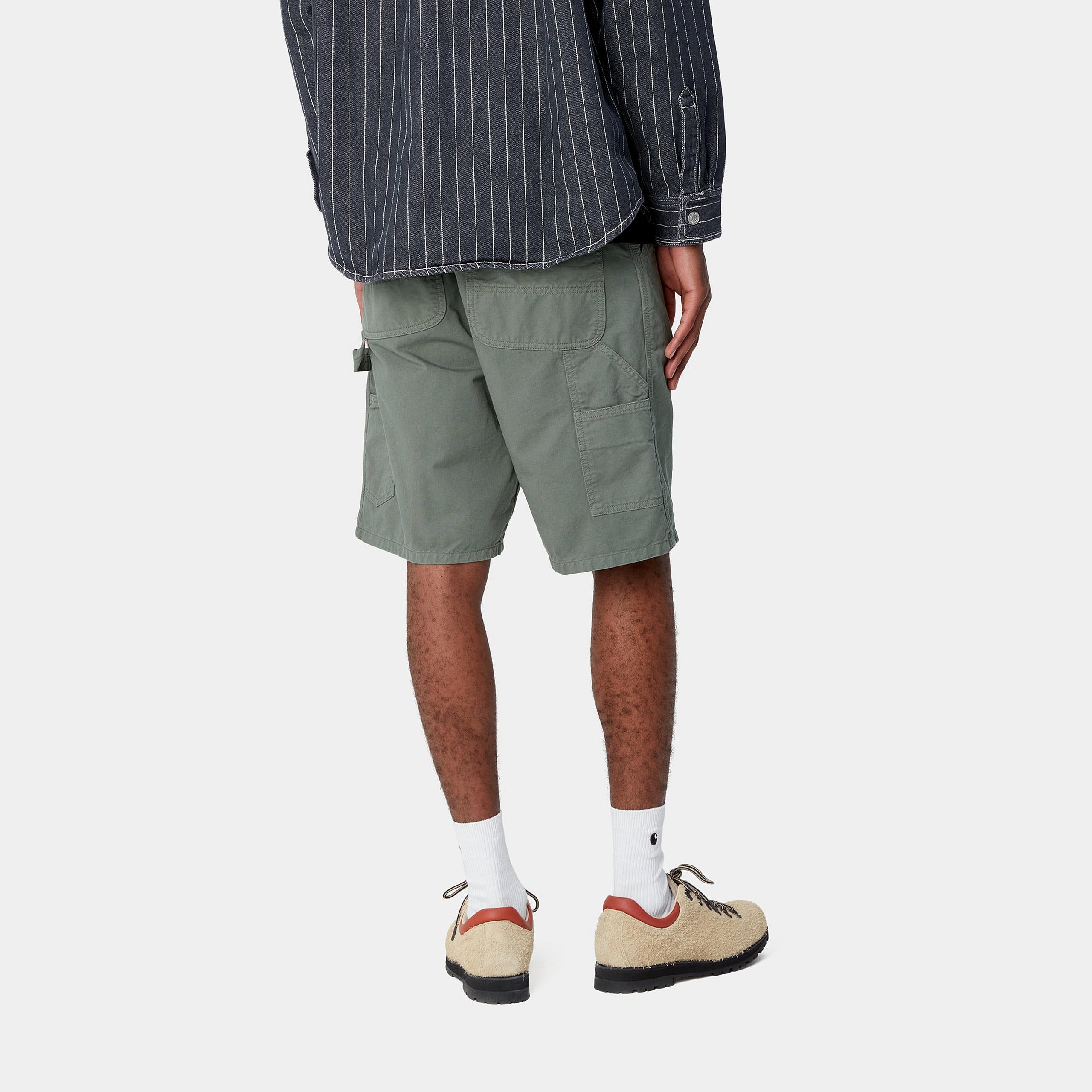 Carhartt WIP Single Knee Short-Park Park model front view