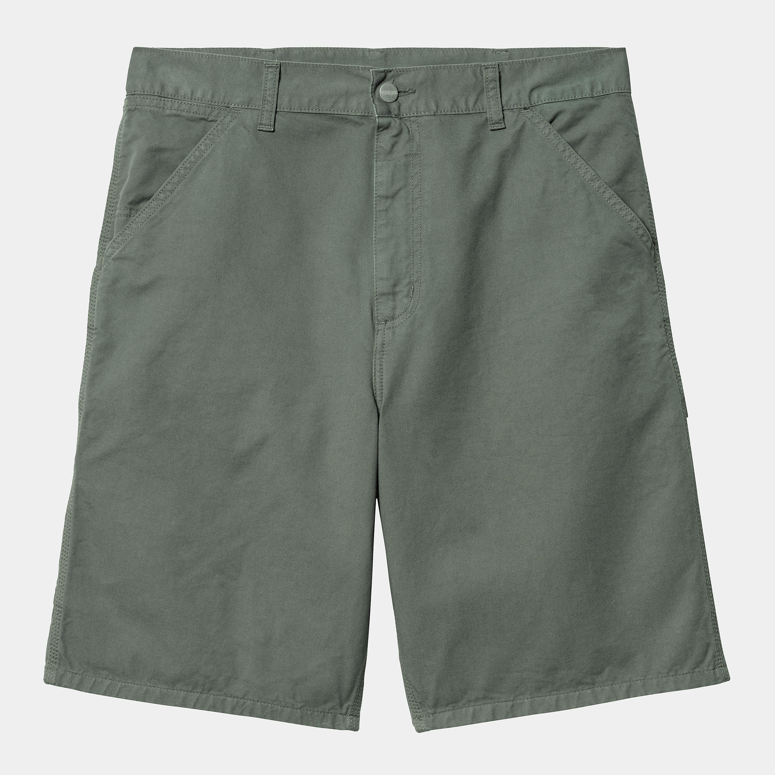 Men's Single Knee Short-Park-Ghost Front View