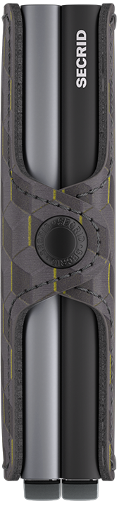 SECRID Secrid Optical Grey/Yellow Twinwallet Grey/Yellow model front view