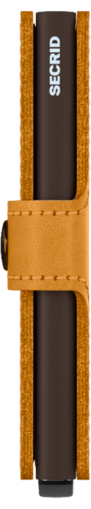 Secrid Vintage Ochre Miniwallet-Side view