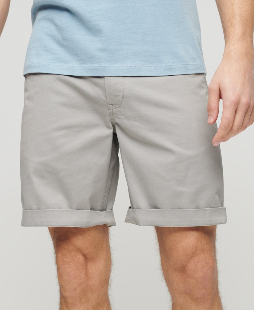 Stretch Chino Dove Grey Shorts