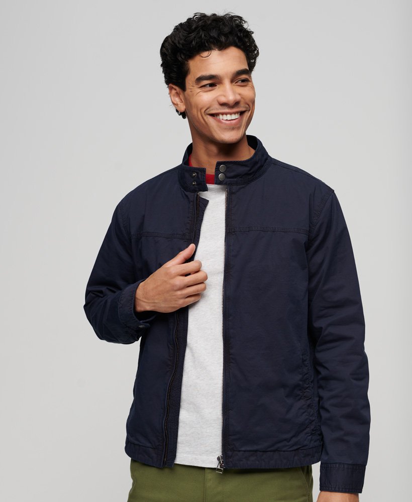 Men's Classic Harrington-Eclipse Navy-Model Front View