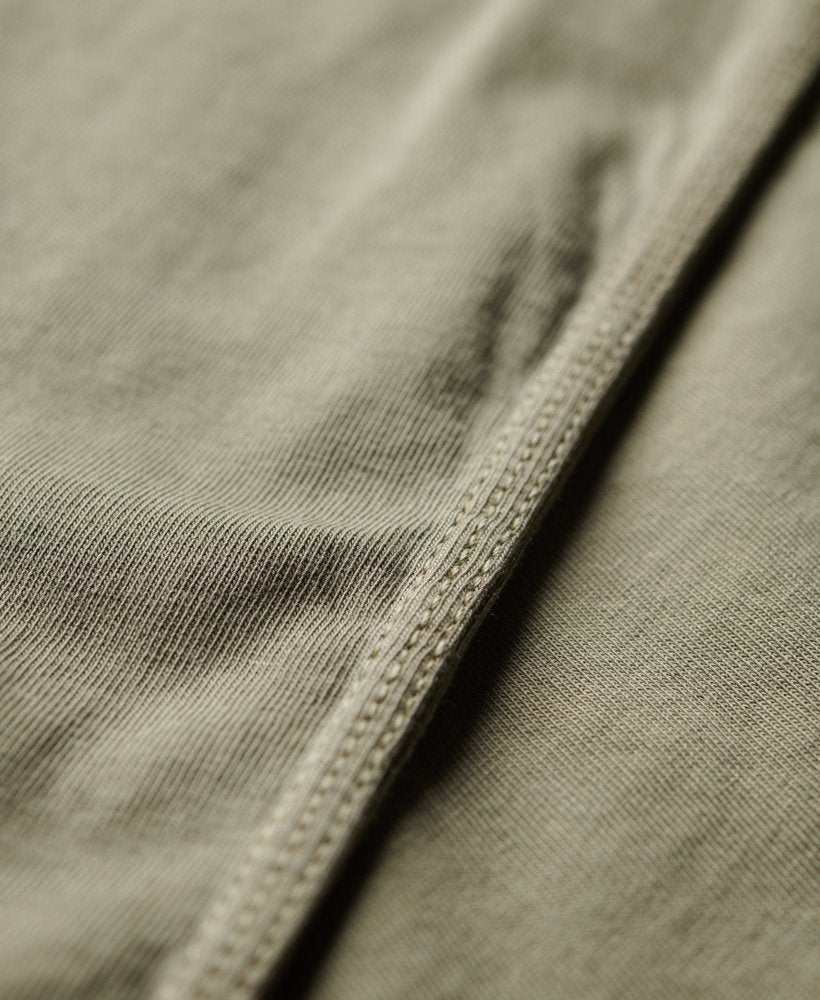 Contrast Stitch Pocket Tshirt-Washed Grey-Detail view