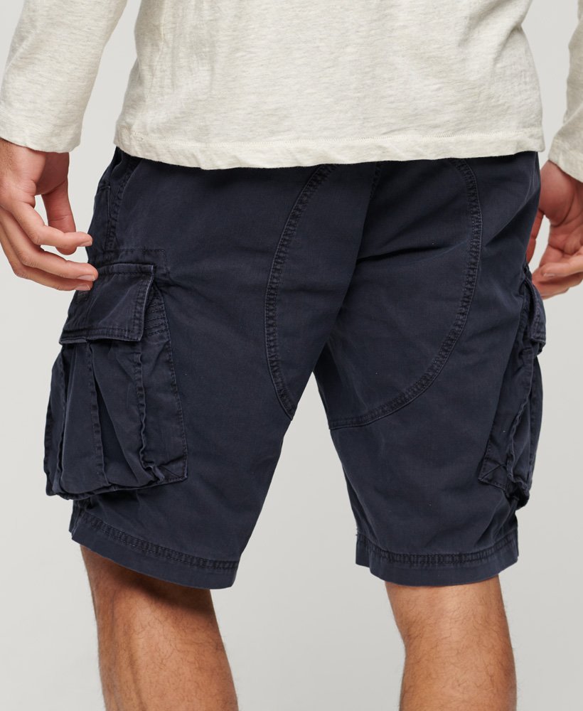 Men's Core Cargo Short-Eclipse Navy-Model Back View