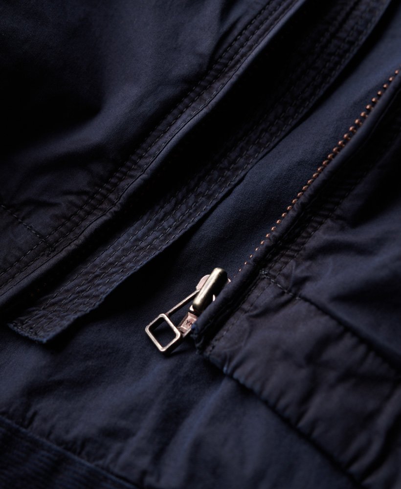 SUPERDRY Classic Harrington-Eclipse Navy Eclipse Navy back view