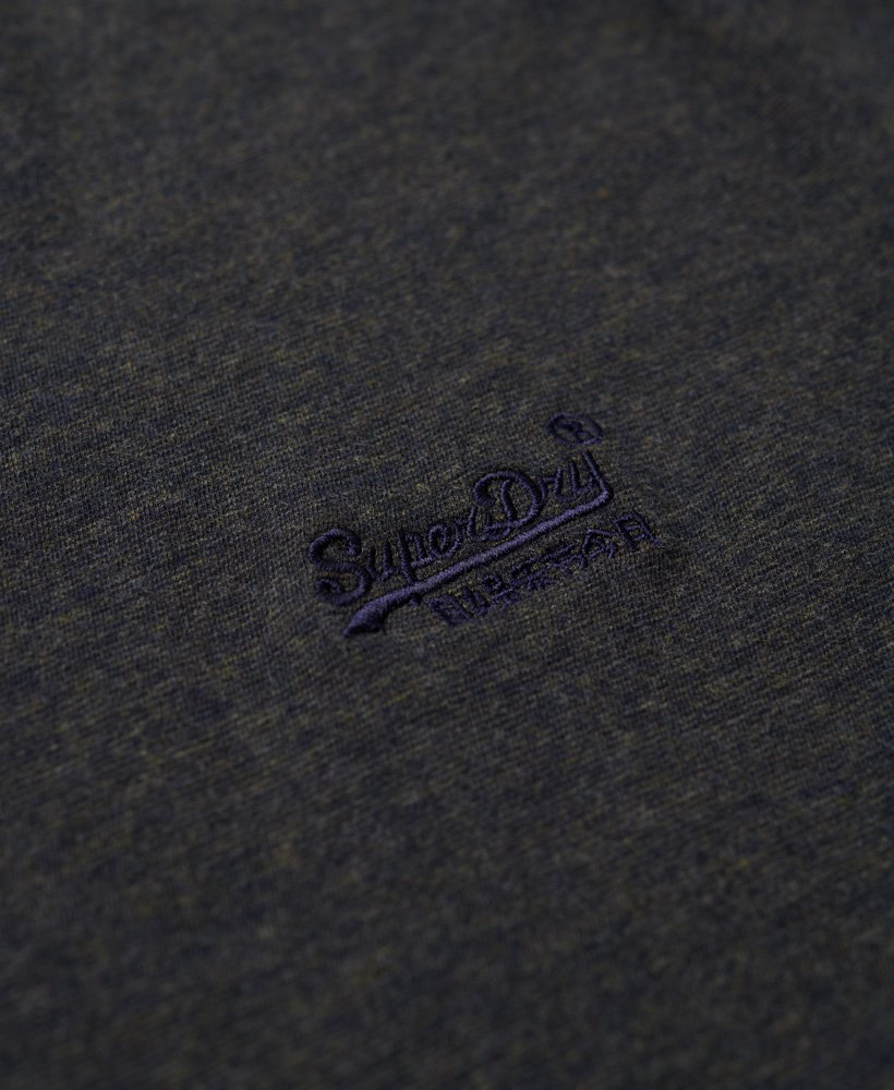 Essential Logo Tee-Eclipse Navy/Olive Feeder-Chest logo detail