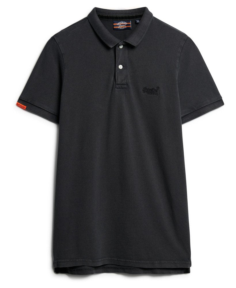 Vintage Destroy Polo-Destroy Black