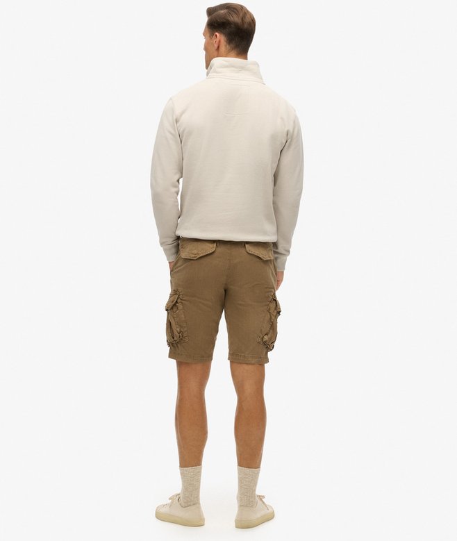 Core Cargo Short-Tan Khaki-Back view