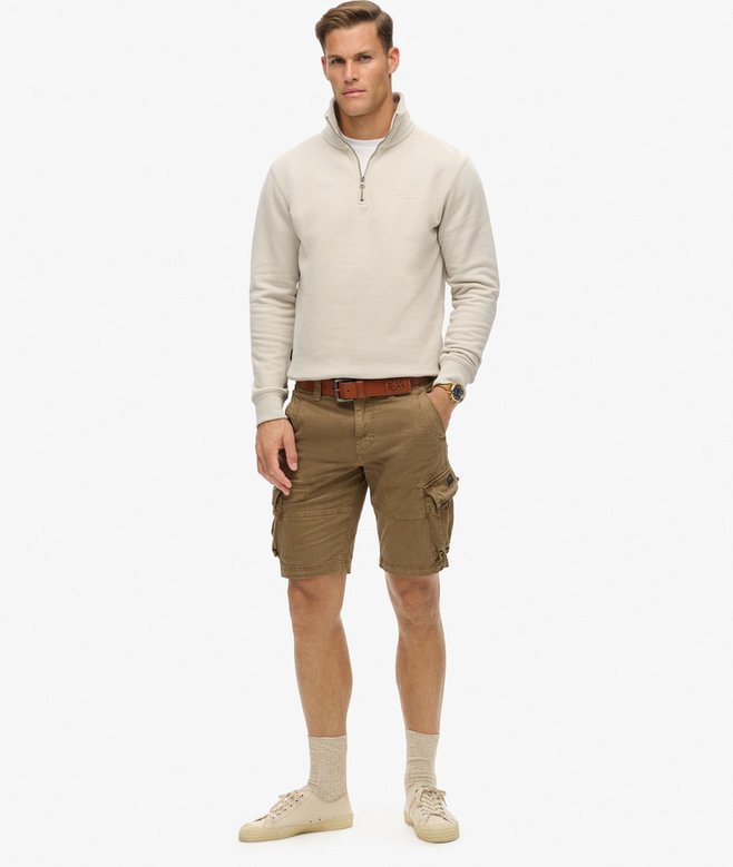 SUPERDRY Core Cargo Short-Tan Khaki Tan Khaki front view