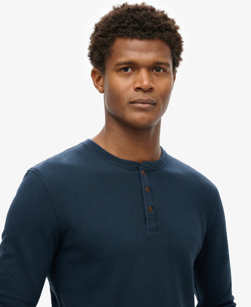 SUPERDRY Merchant Grandad Top-Eclipse Navy Eclipse Navy detail view