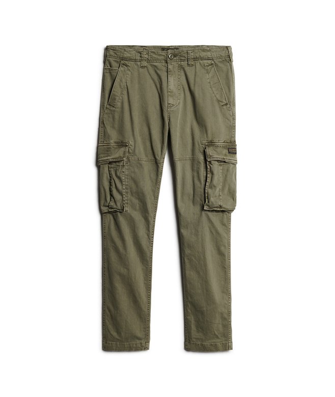 SUPERDRY Core Cargo Pant-Chive Green Chive Green back view