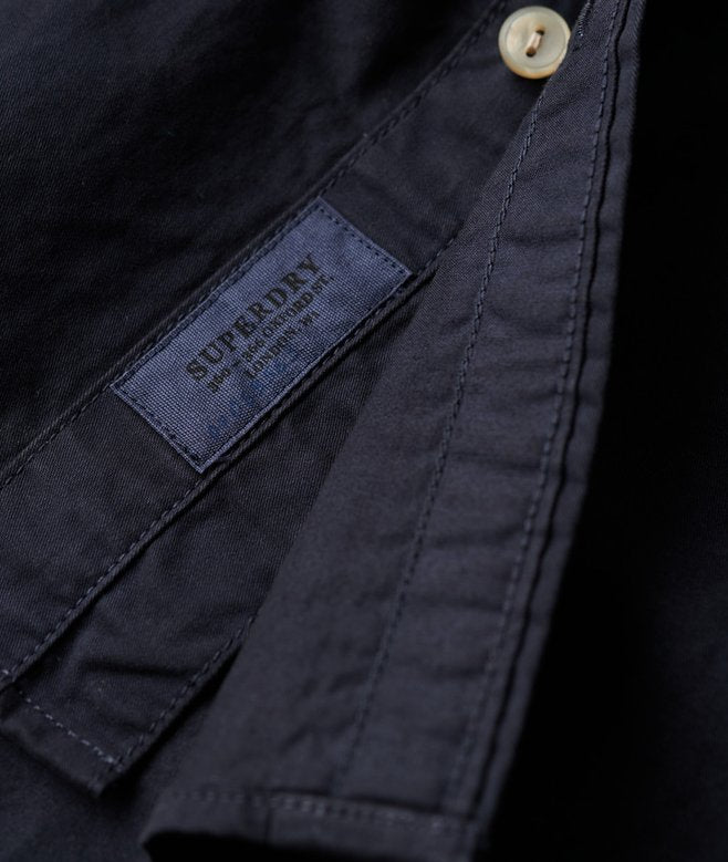 SUPERDRY Merchant Shirt-Eclipse Navy Eclipse Navy flat front view