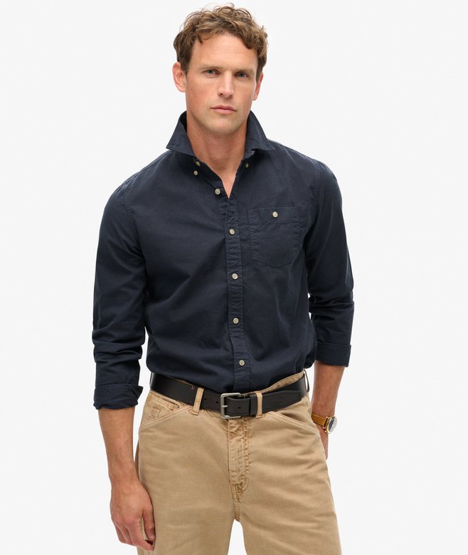 SUPERDRY Merchant Shirt-Eclipse Navy Eclipse Navy front view