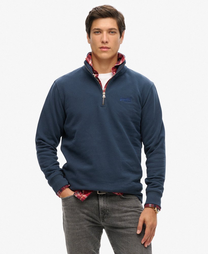 Essential Logo Henley- Navy