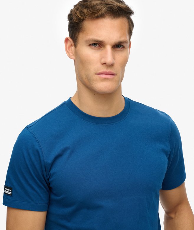 Men's City Tee-Pilot Mid Blue-Closer View of Front
