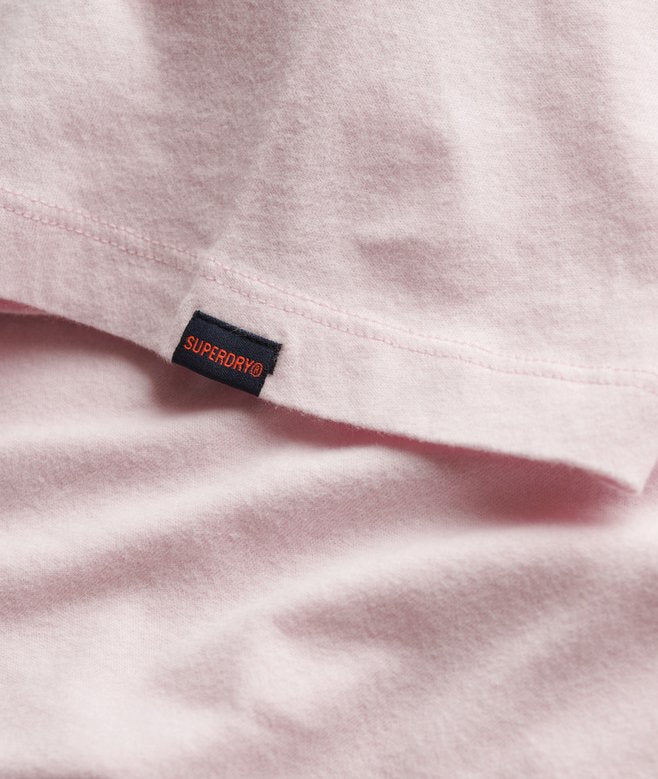 Men's Classic Essential Tee-Faint Pink-Tab Logo View