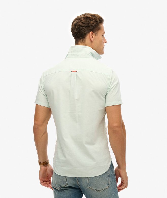 Oxford Short Sleeve Shirt-Light Green