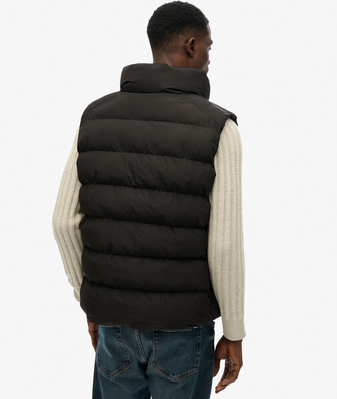 SUPERDRY Sports Puffer Black Gilet BLACK detail view