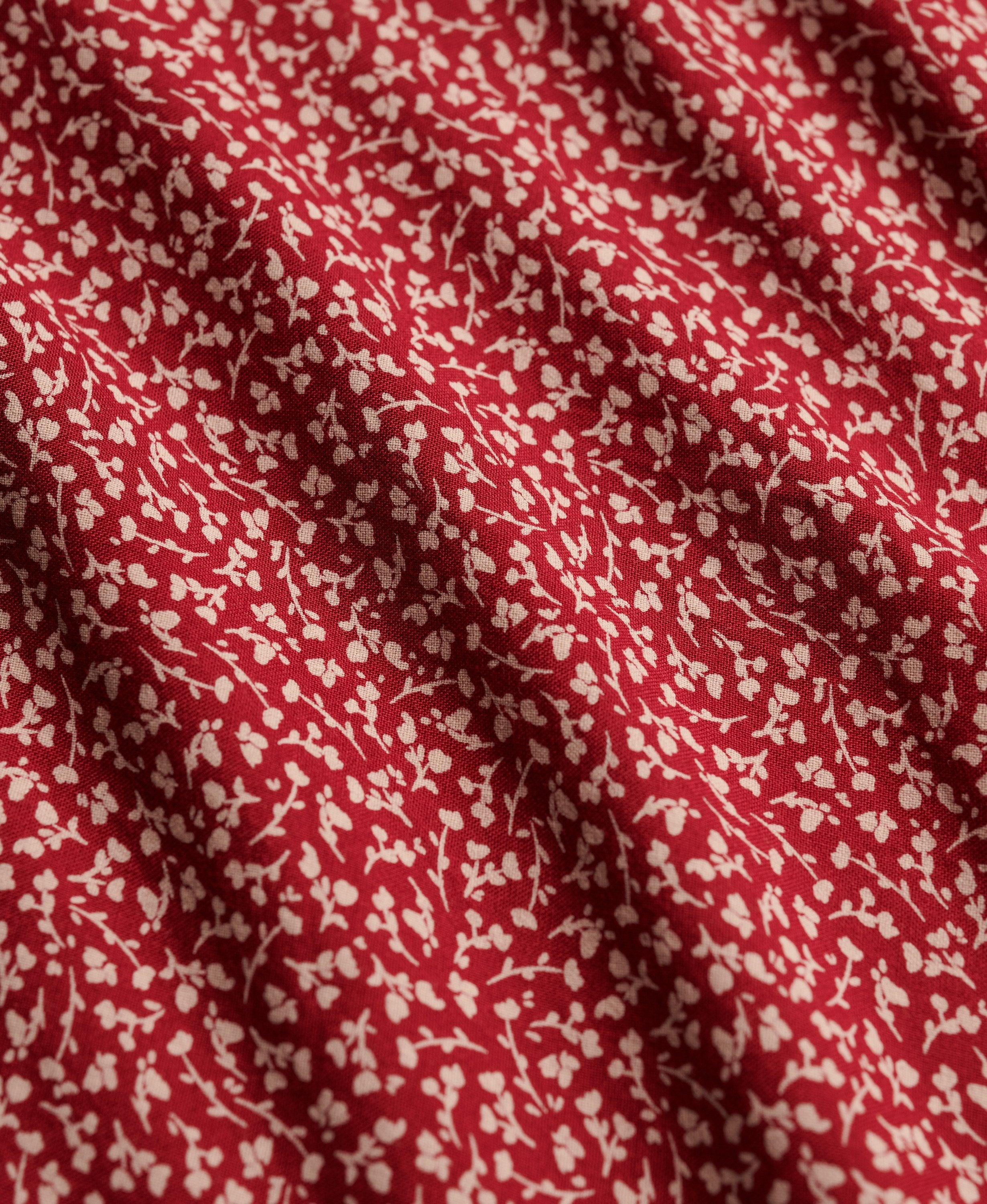 Superdry Ladies Printed Cami Mini Dress-Bordeaux Red Mini Roses Bordeaux Red Mini Roses alternate view