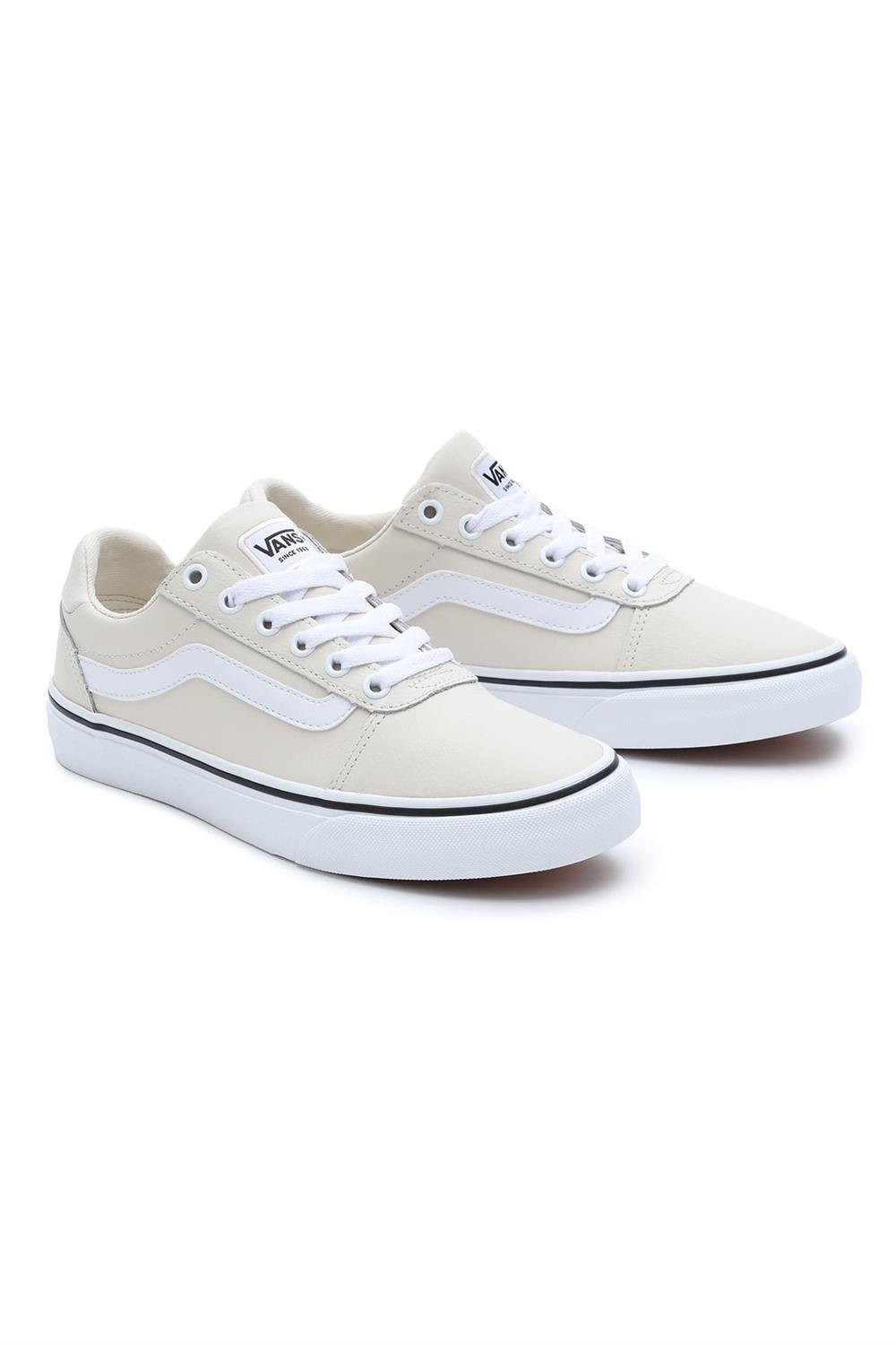Ward Deluxe Birch Tumble Leather Trainers