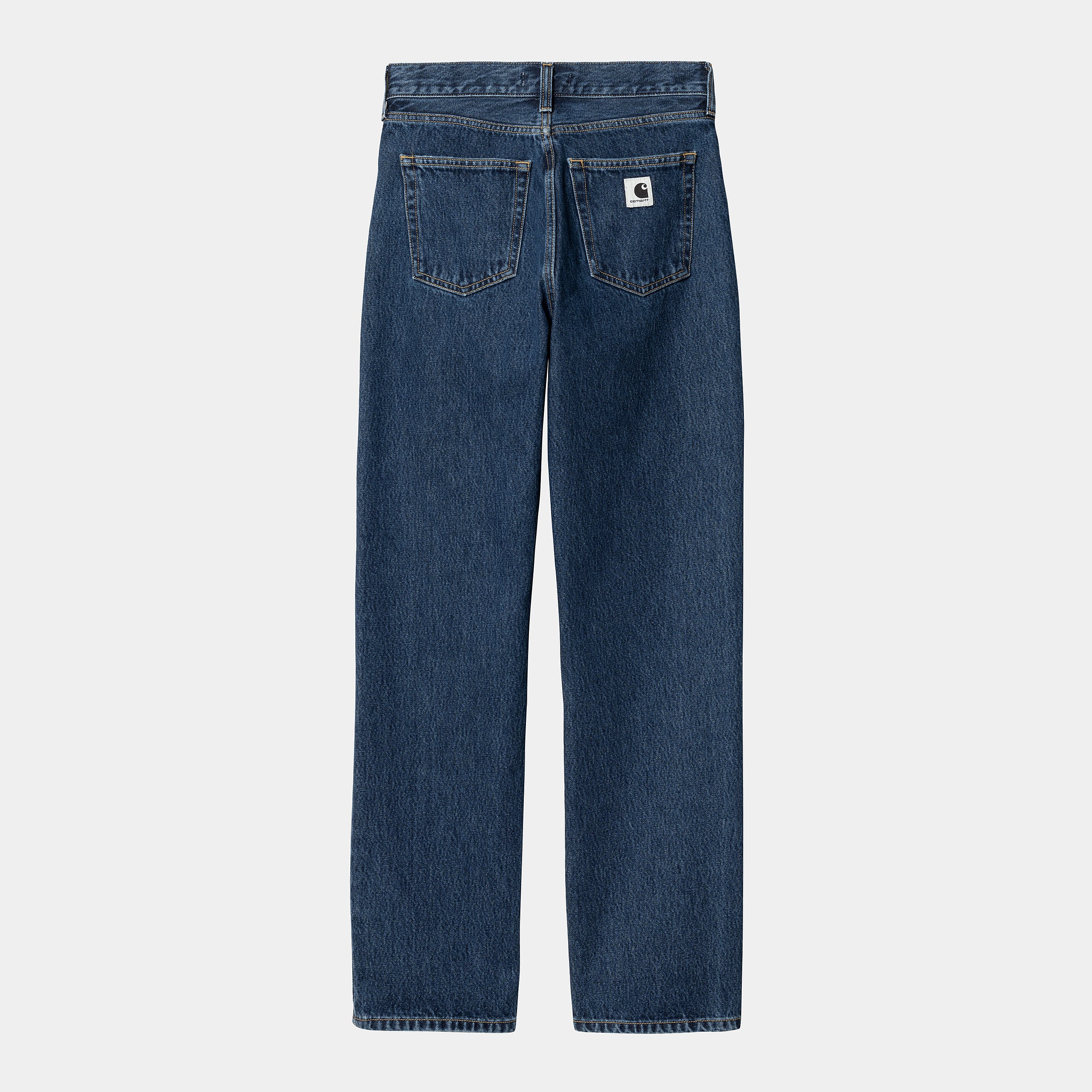 Carhartt WIP W Noxon Pant-Blue Blue flat front view