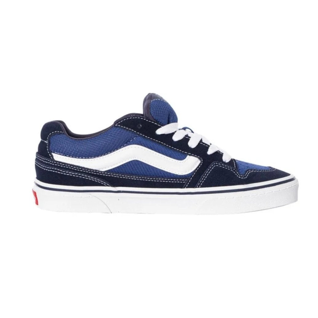 Caldrone Navy Suede Mesh Trainer