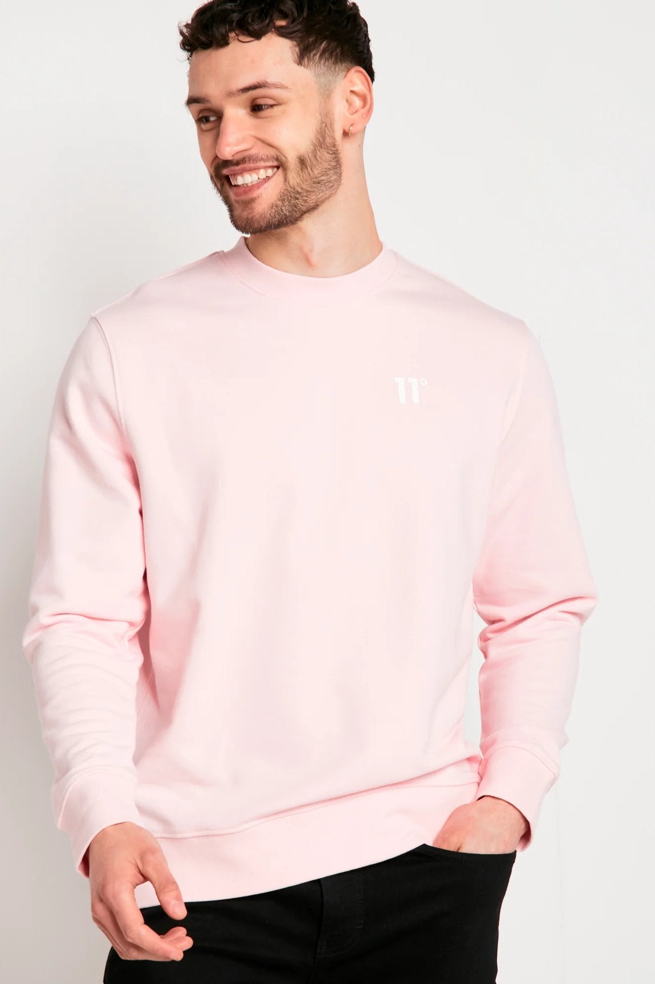 Pastel pink top sweatshirt mens