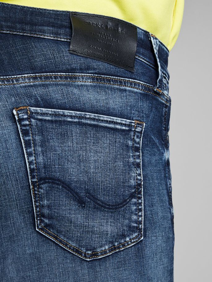 JACK & JONES Glenn Icon 057 Slim Fit Jeans BLUE DENIM detail view