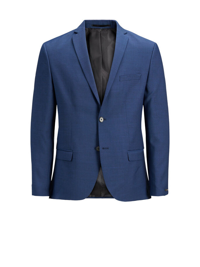 Solaris Blazer Medieval Blue Super Slim front