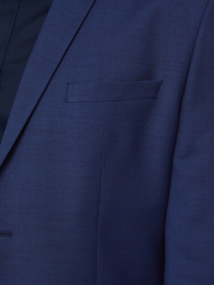Solaris Blazer Medieval Blue Super Slim pocket