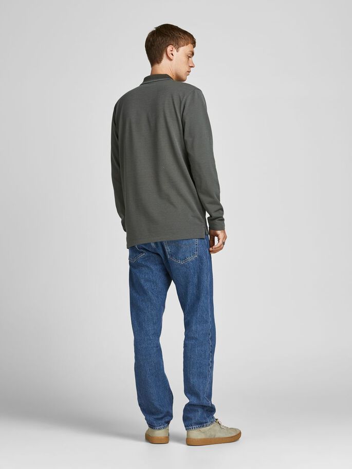 Bluwin Long Sleeve Polo blk back