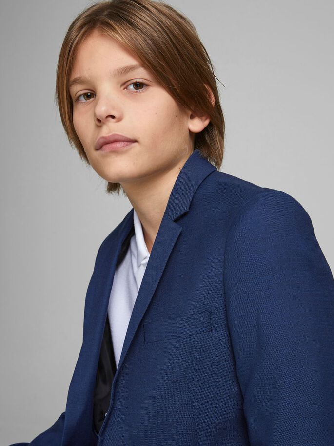 Jack Jones Youths Solaris Blazer Juniors Blue detail view
