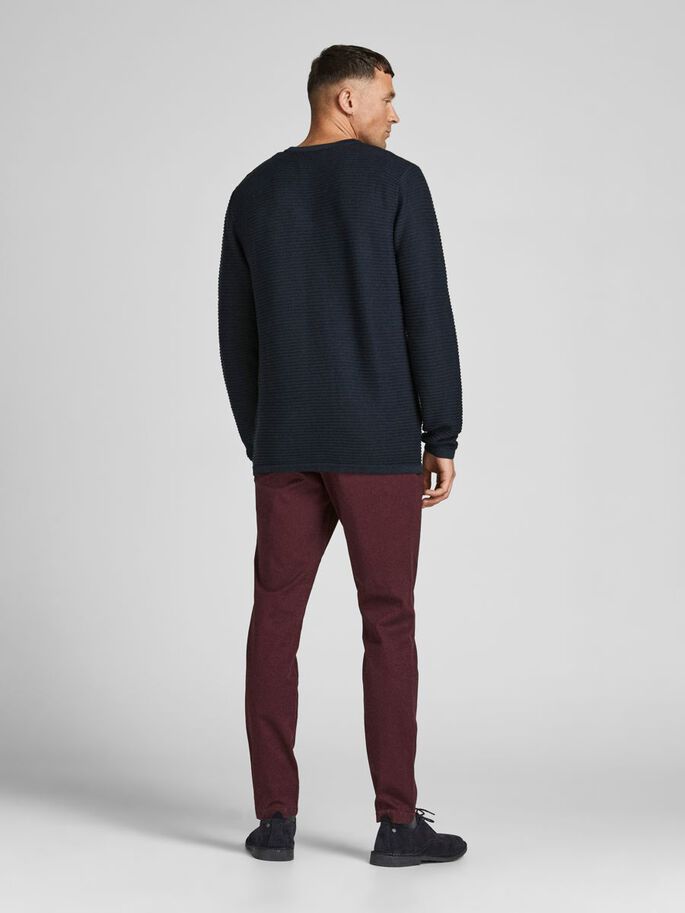 Cotton Knitted Crew Neck Jumper Noos - Spirit Clothing
