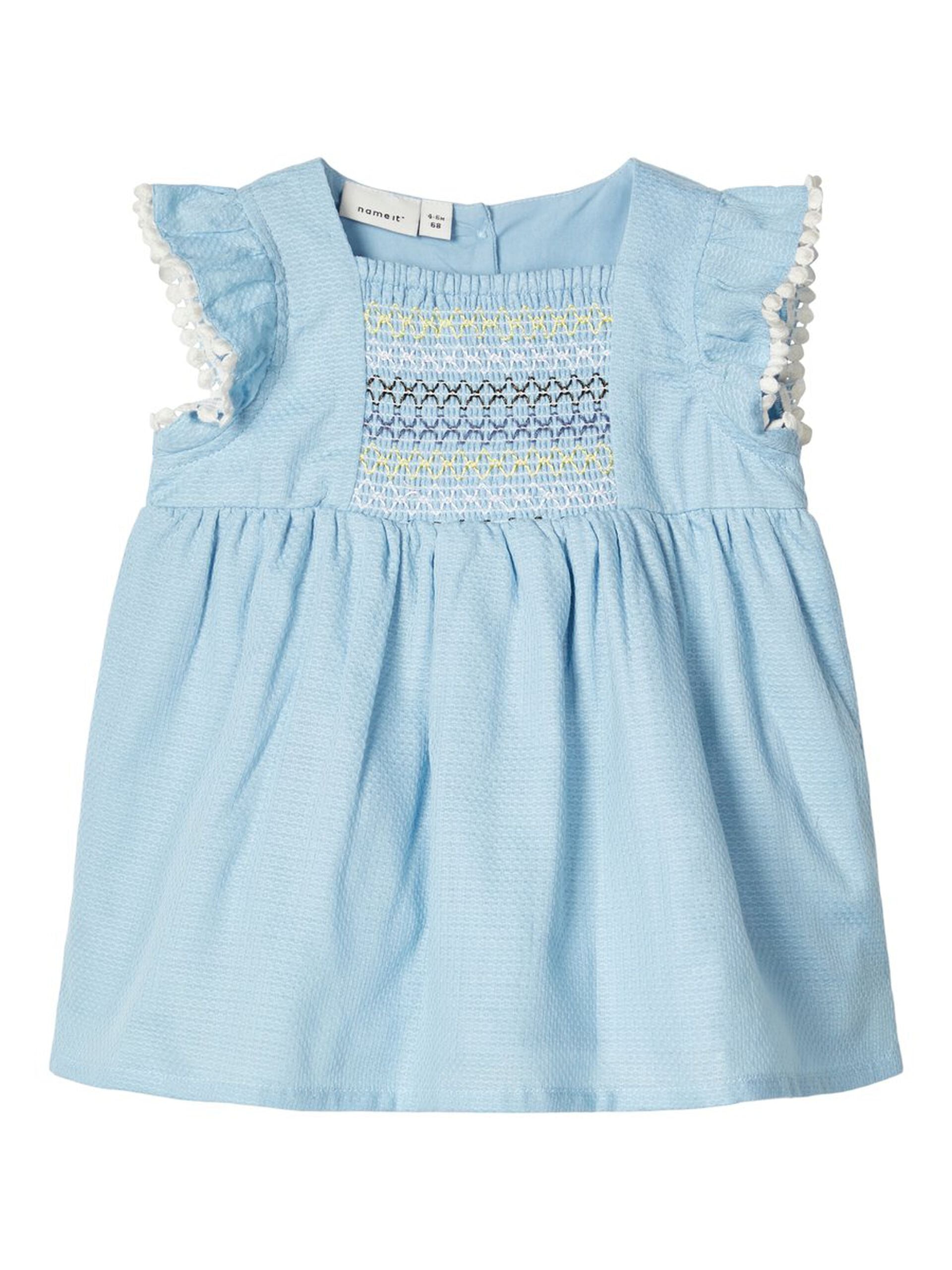 NAME IT Falka N Cotton Dress Dress Blue front view