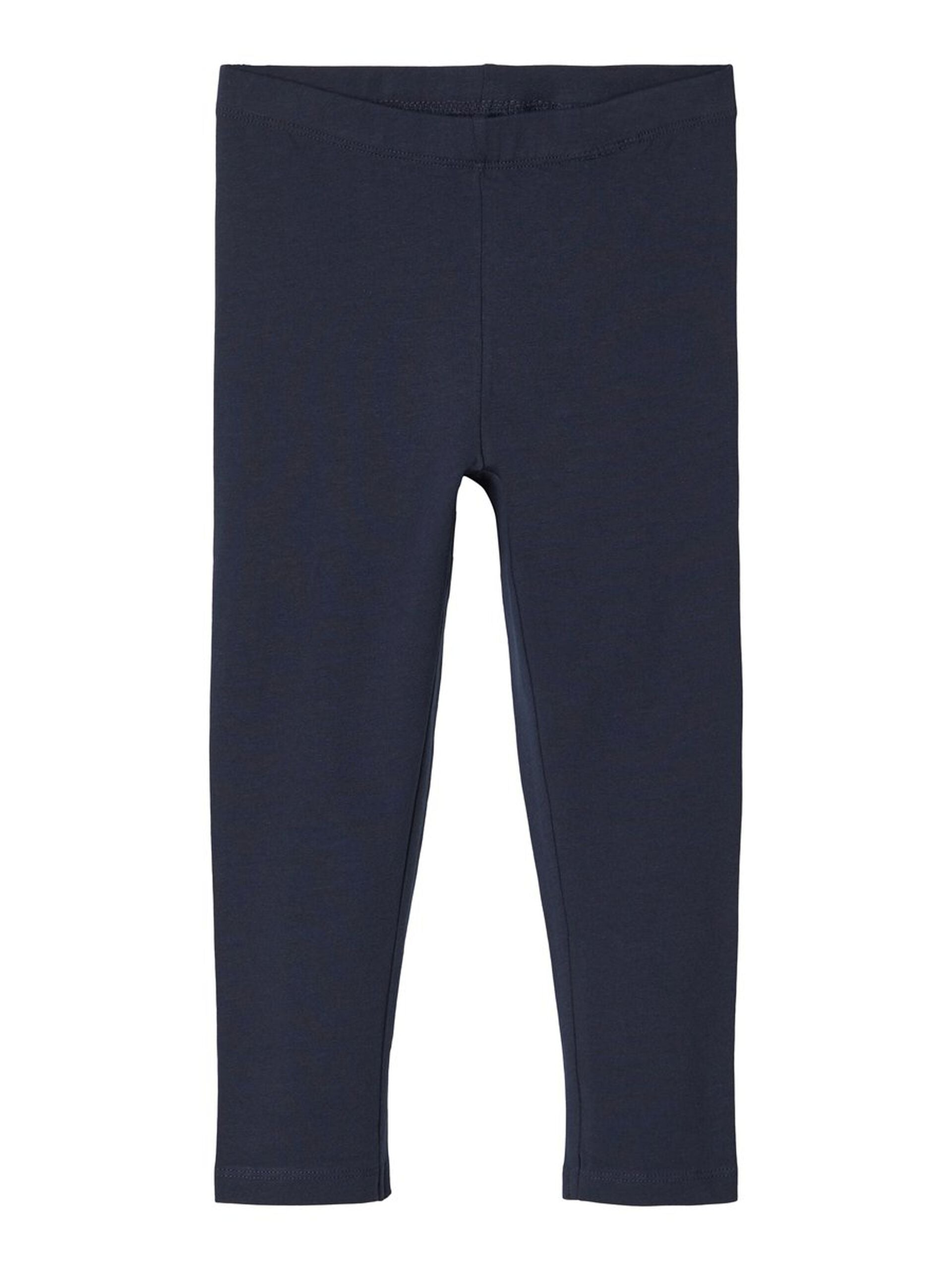 NAME IT Basic Cotton Capri Leggings Vivian K Mar 20 PINK back view