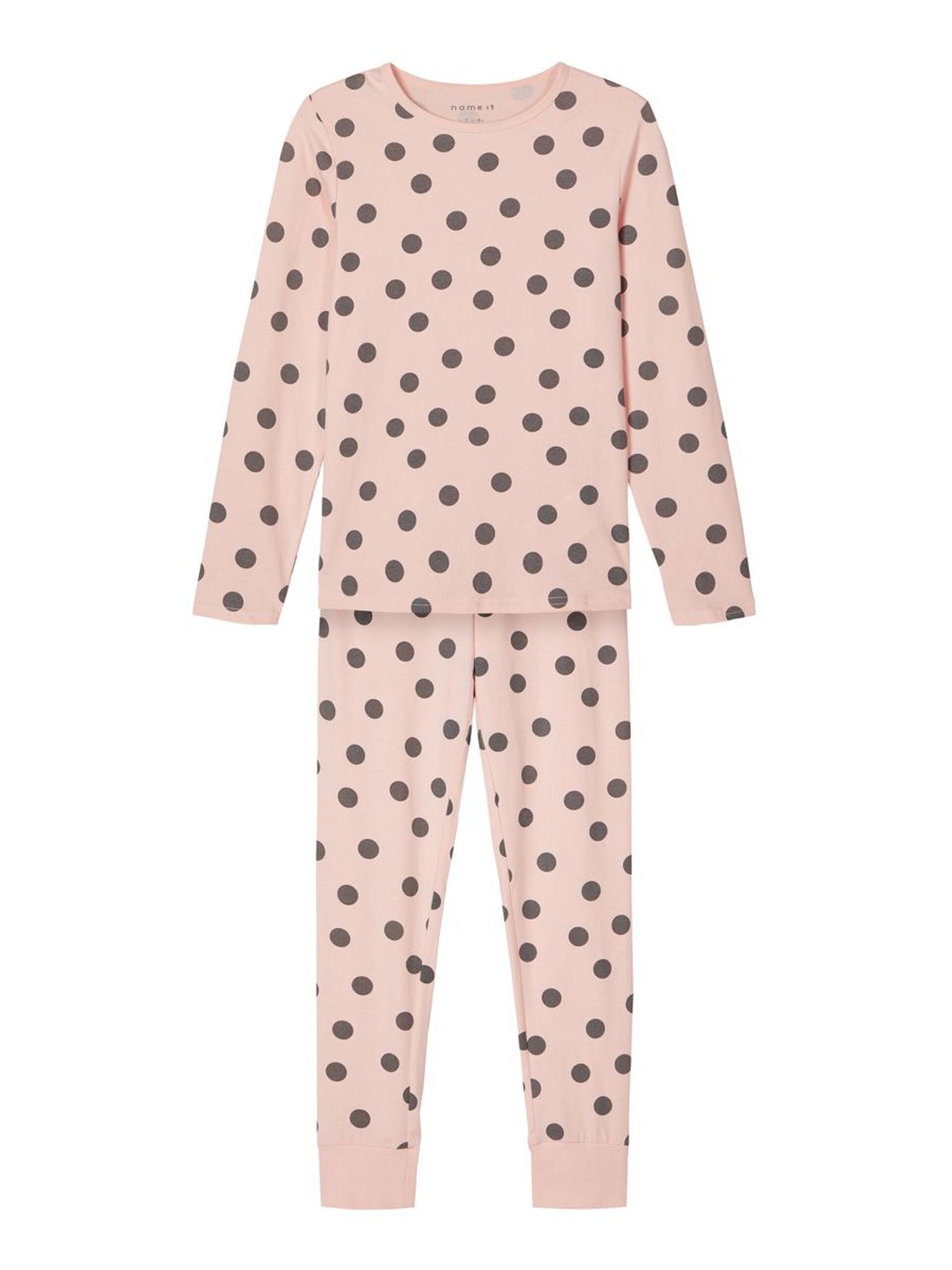 NAME IT Nightset Dots Strawberry Cream front view