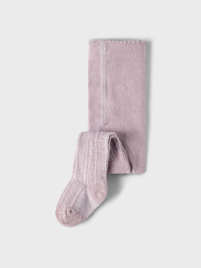 NAME IT Babba Pantyhose Violet Ice front view