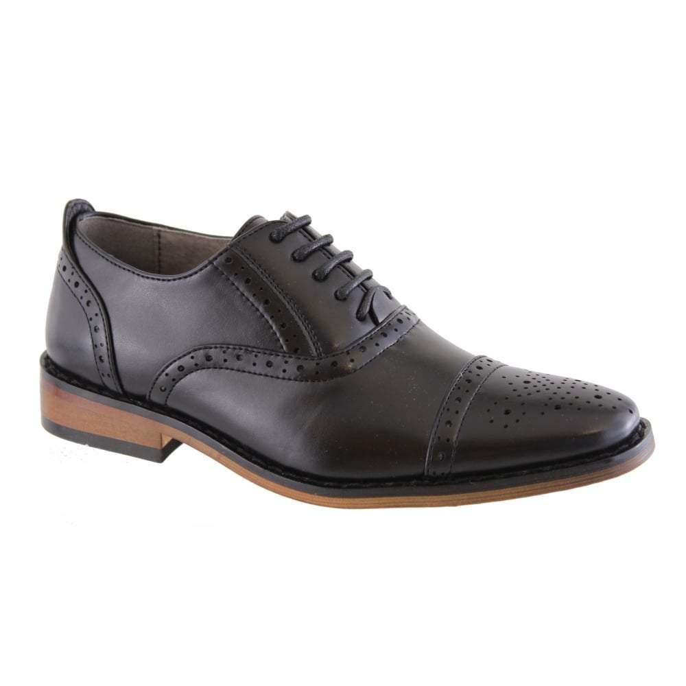 Goor Boyswear Goor 990 Boys Brogue Shoe BROWN detail view