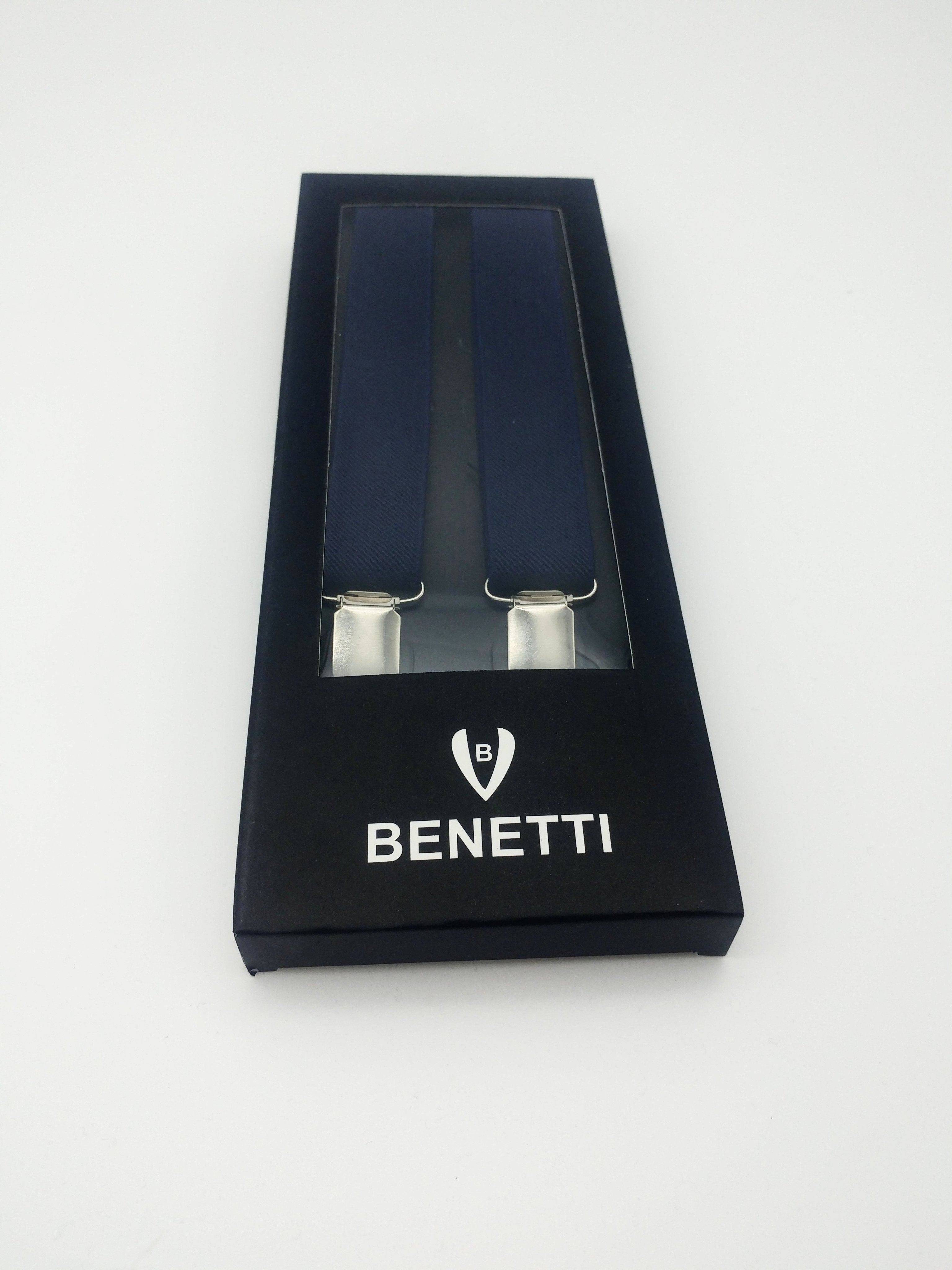 BENETTI Men's Braces by Benetti RED/DOT back view