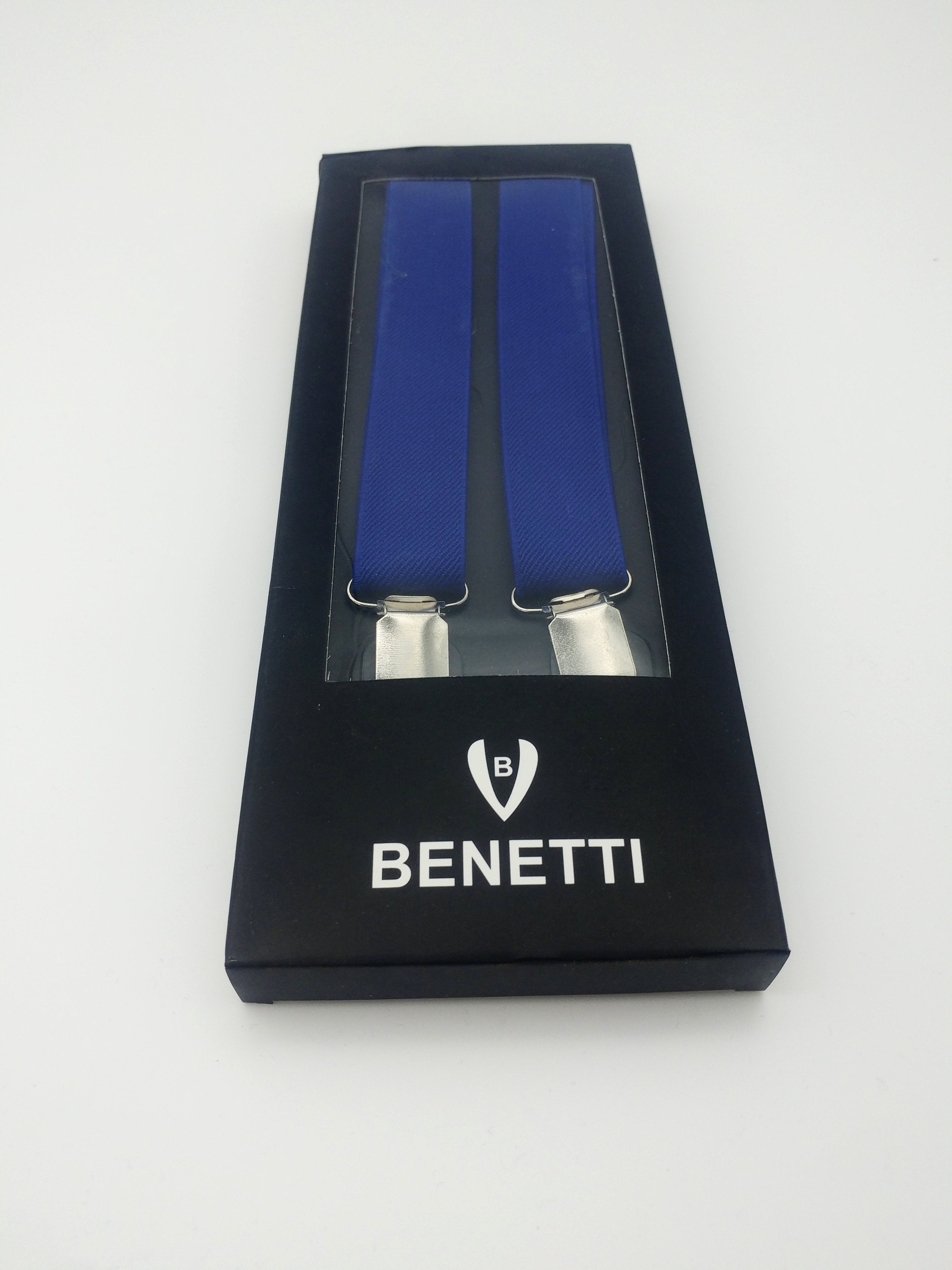 BENETTI Men's Braces by Benetti RED/DOT model front view