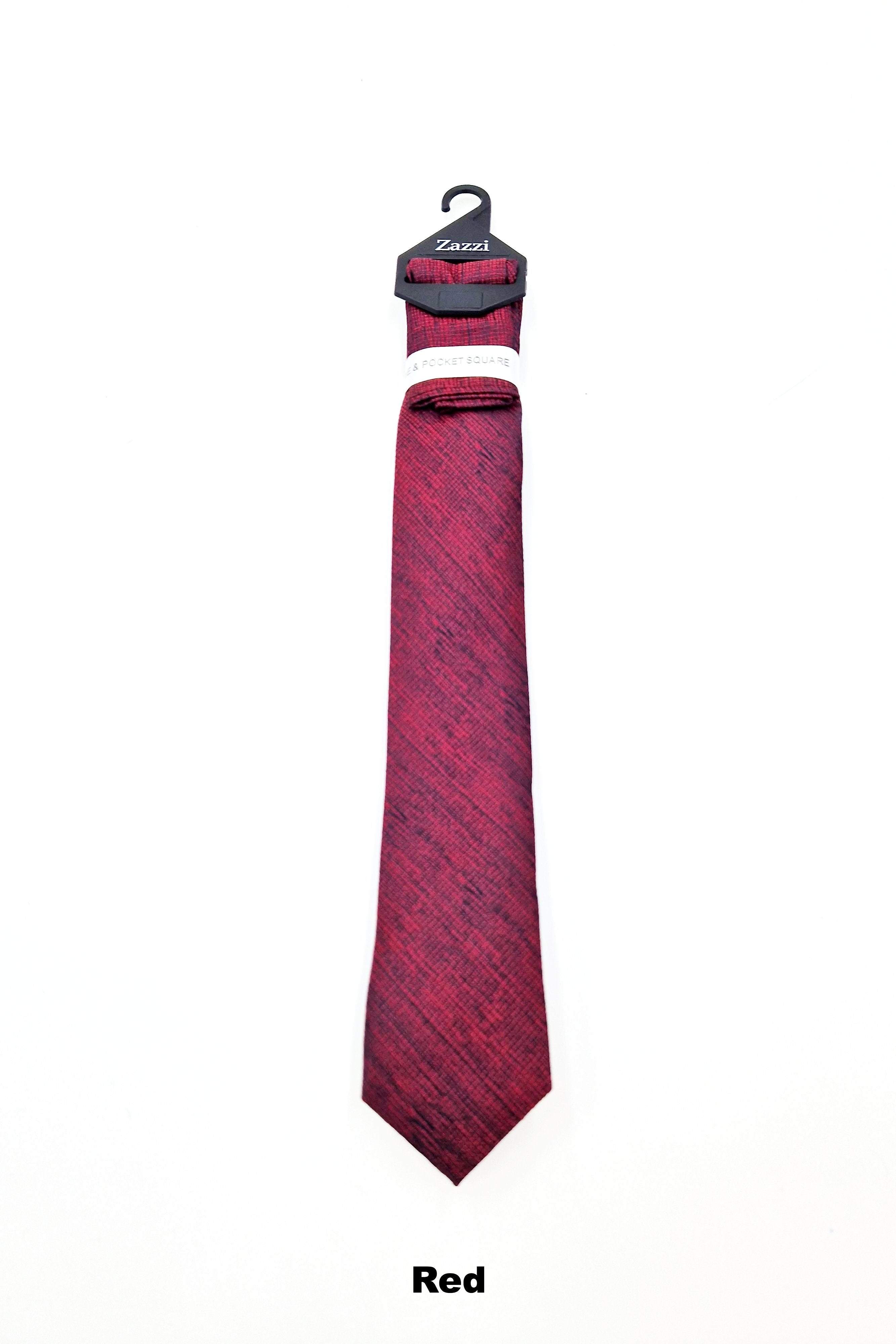 Zazzi Grain Kid Boys Tie & Pocket Square