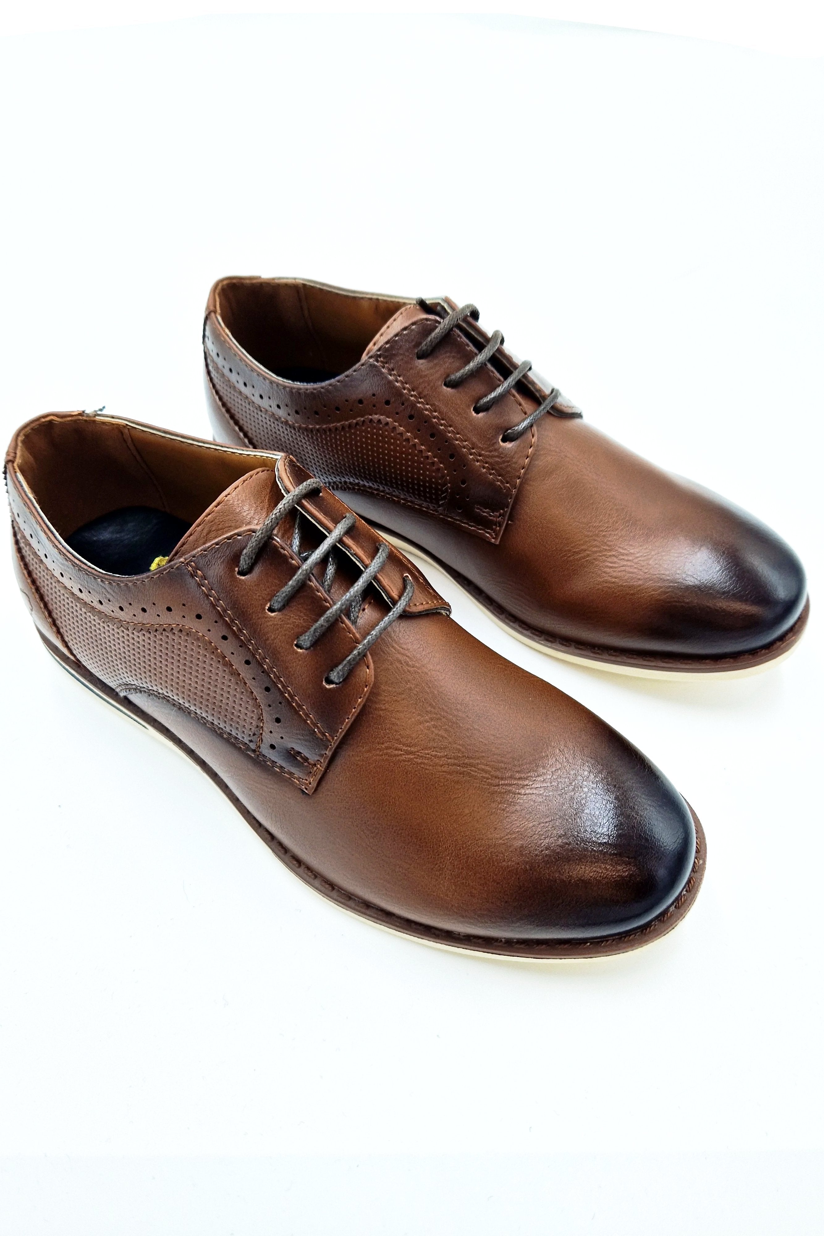 Marcozzi Boyswear Boys Oslo Cognac Shoe Cognac front view