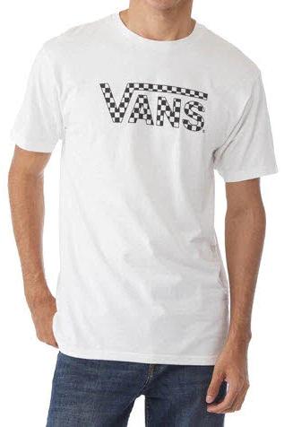 Checkered Vans White/Black Tee
