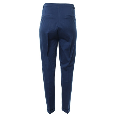 Ladies Tamsin Navy Trousers-Ghost Back View