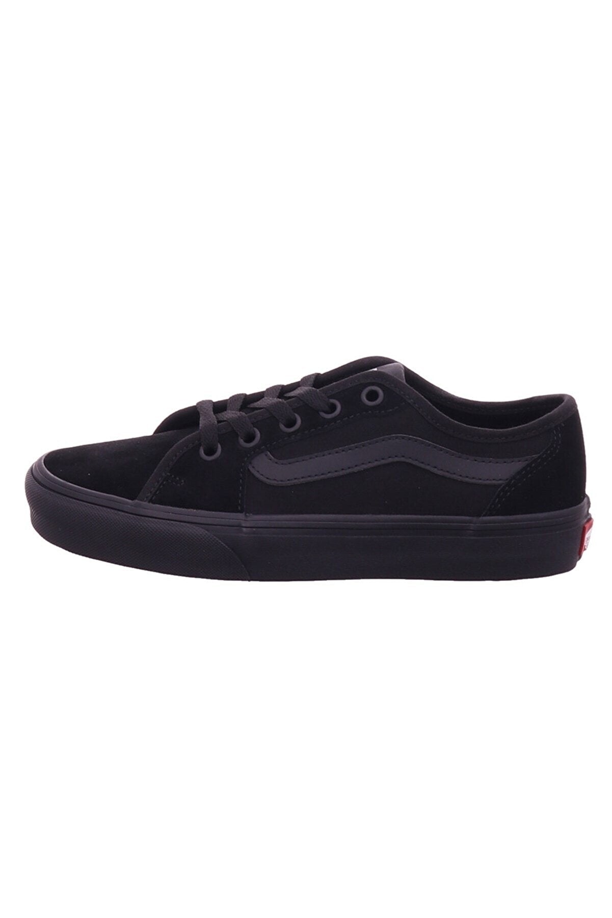Vans Womens WM Filmore Suede/Canvas Black/Black Black/Black model front view