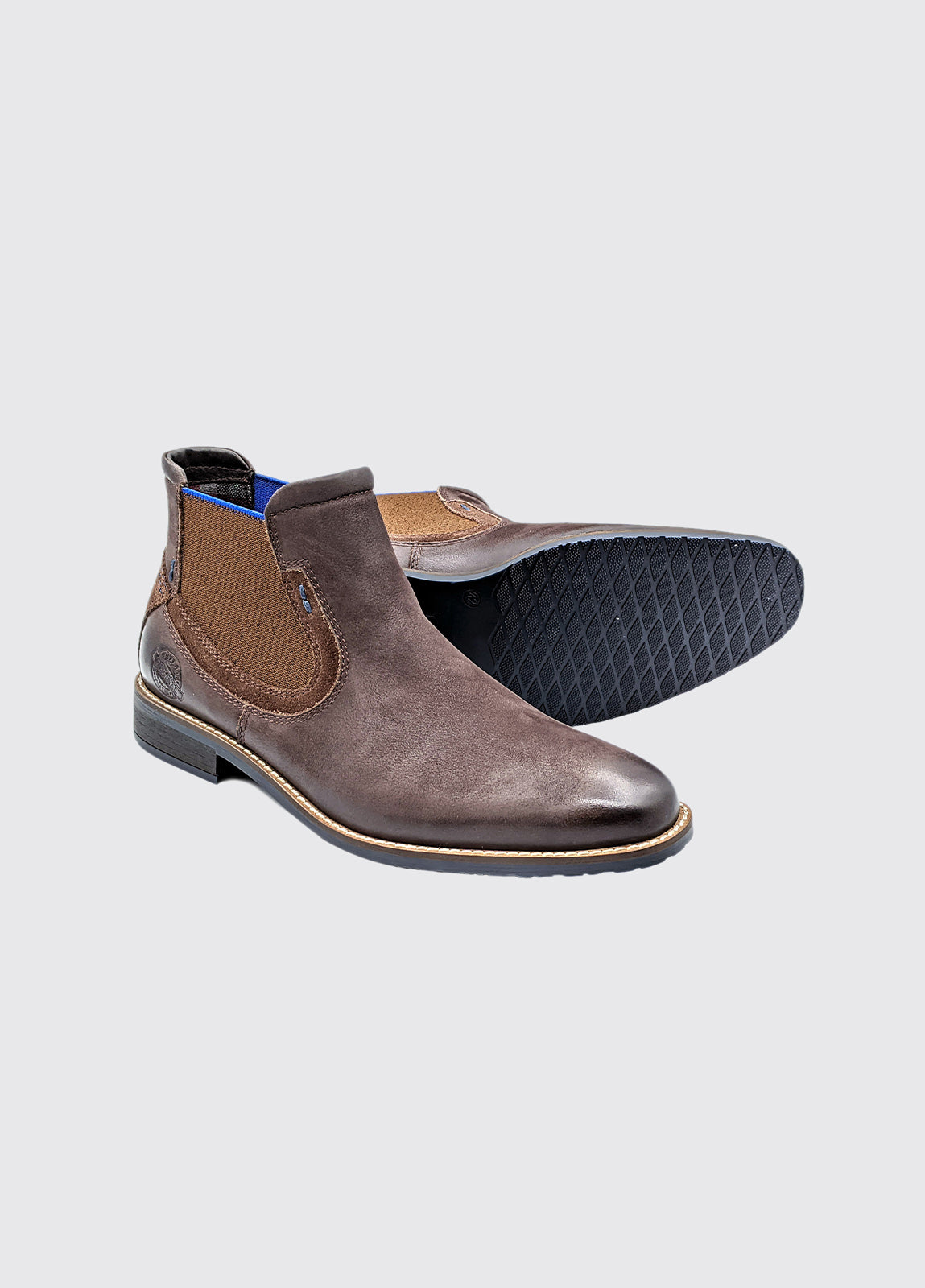 Men's Santos Cigar Slip-On Boot-Sole View